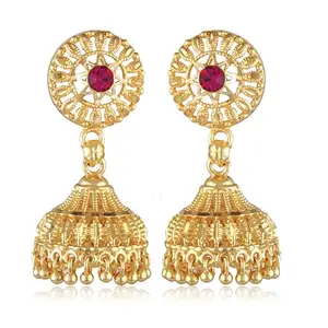VFJ VIGHNAHARTA FASHION JEWELLERY Vighnaharta Shimmering Charming Jhumki Jhumka Earring for Women and Girls[VFJ2640ERG]