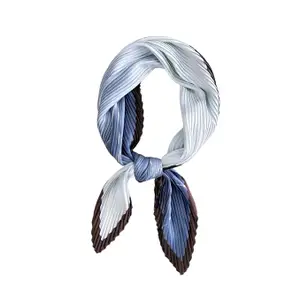 Printed Women Scarf | Scarf For Women Square | 70 * 70cm Camel Brown