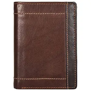 Leatherman Fashion LMN Genuine Leather Men Brown Wallet 50452