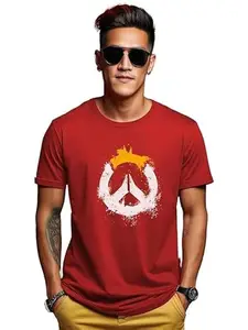 royal traders AAD-Printed- Tshirt-RED