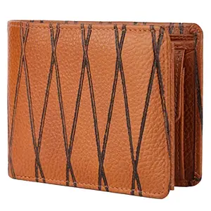 iMex Stylish Genuine Leather Wallet for Men (Tan)