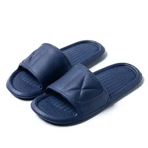 DRUNKEN Slippers for Men Women Flip Flops Chappals Slides Sandals Stylish Sleeper Man Sliders Footwear Flats Girls Ladies Clogs Bathroom Daily Use Chapal Hawai navy Blue- 10 UK
