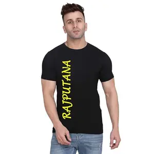 Men's Round Neck T-Shirt | Comfortable & Stylish Men's T-Shirt Idea for Gym, Sports, Casual Outings, or Lounge Wear - Small|2293 Navy Blue