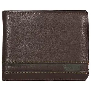 Leatherman Fashion Genuine Leather Black Men Wallet 9551 (9 cc Card Slots)