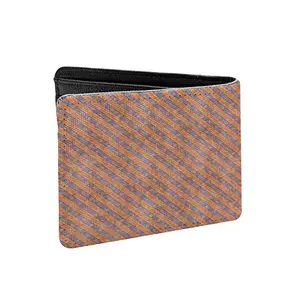 styleme Canvas Wallet for Man,Boys 6 Card Holder Wallet Dsigner Multicolor Genuine Leather Wallet ( wn 71