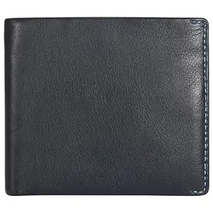 Leatherman Fashion LMN Genuine Leather Men Blue Wallet 50053 (9 cc Card Slots)