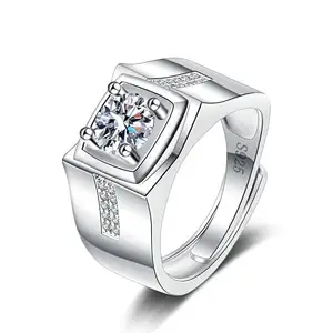 MYKI Transcendent Zirconia Stunning Adjustable Ring For Mens