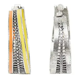 Voylla Fashion Trendy Hoops Brass earrings