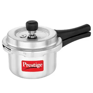 Prestige Popular Svachh Aluminium Outer Lid Pressure Cooker, 2.0 Litre, Medium (10164)