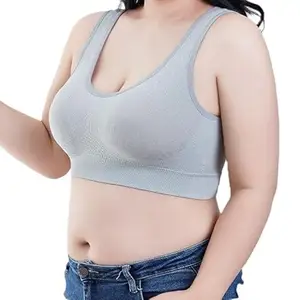 Girls and Womens Padded Inner wear for T-Shirts useGreySize-36(G,AZ,Back Hook BraGrey-36,NWLX,)