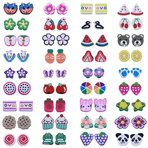 Silver Shine Facinating look Multicolord Set of 36 Earrings for Women.