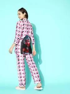 Trendy Women Georgette Casual Co-Ord Set Boss Lady_3 - Multicoloured