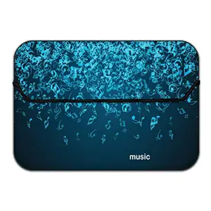Theskinmantra Music Notes Slip-on Laptop/MacBook Sleeve case Cover Bags.