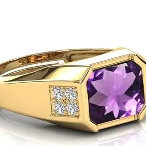 APSSTONE amethyst ring 6.00 Ratti Handcrafted Finger Ring With Beautifull Stone katela/jamuniya ring PANCHDHATU fo runisex