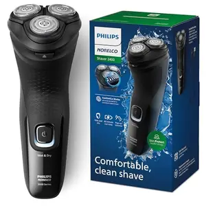 Norelco Male Philips Shaver 2400, Rechargeable Cordless Electric Shaver With Pop-Up Trimmer, X3001/90, Black