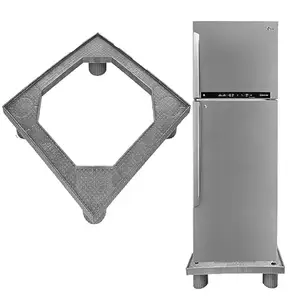 SBU Refrigerator Stand for All Brand Single Door/Double Door Refrigerators/Washing Machine Stand/Diswasher Stand, 150-292 L (Grey Colour) with 6 Months Guarantee