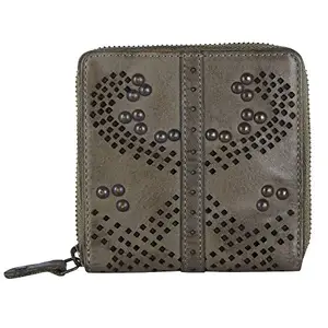 Kompanero Green Genuine Leather Womens Wallet (C-11746-OLIVE)