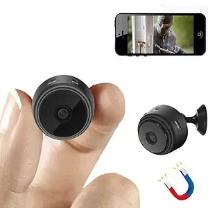 TECHNOVIEW Full HD Wi-Fi Wireless Security Camera 1080p Audio Video Live View Low Light Vision Motion Detection Video Recorder for Home Office. (IP Camera)
