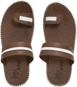 STYLE HEIGHT Men Slippers (Style - SL2301-brown)