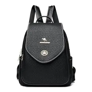 Generic Women's Leather Backpack Bag with Secure Pockets & Laptop Sleeve