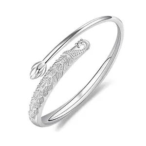 MYKI Mysterious Peacock Kada For Women & Girls