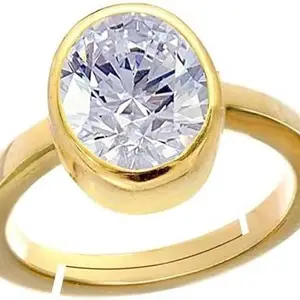 American Diamond/zircon stone ring adjustable..