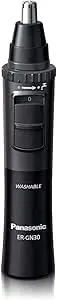 Panasonic Men’s Ear and Nose Hair Trimmer, Wet Dry Hypoallergenic Dual Edge Blade - ER-GN30-H