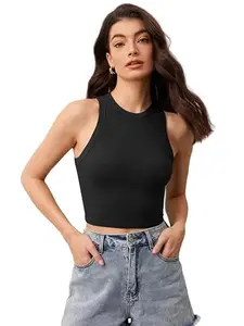 Stylish Women Rib top Crop top