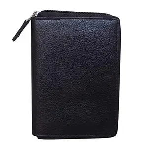 STYLE SHOES Leather Black ATM, Visiting, Credit Card Holder, Pan Card/ID Card Holder for Men and Women