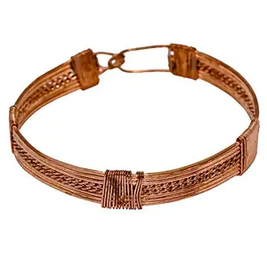 Memoir Copper Health benificial Copper, Immune System Protection and Healing All Known Viruses, Cold, Flu Defence and Enhanced Recovery Free size Light weight Kada Men women