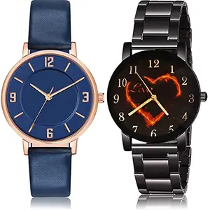 NEUTRON Formal Analog Blue and Black Color Dial Women Watch - GM395-GCPL7 (Pack of 2)