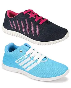 Shoefly Shoefly Women's (5053-5026) Multicolor Casual Sports Running 6 UK (Set of 2 Pair)