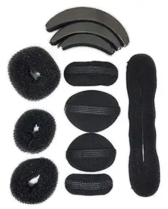 Morges 11 pcs women and girls hair styling accessories for wedding and parties for home and parlor Pack Of 1