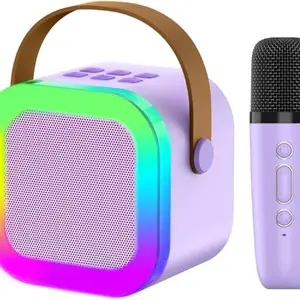 RareFind trove Kids Karaoke Machine for Girls: Professional Wireless Mini Portable Bluetooth Speaker with Microphone - Kids Music Singing Toys Girl Boy Christmas Birthday Gift Ideas