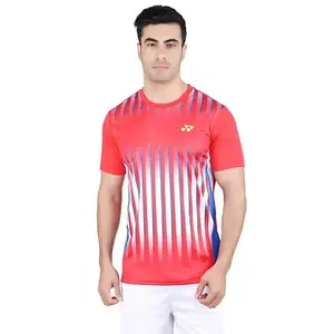 YONEX T-Shirt 1704 HIGH Risk RED/Turkish SEA-S