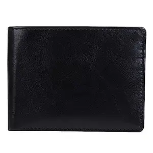 Sunshopping Men’s Formal Artificial Leather Wallet (ZNC-67) (Black-02)