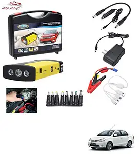 AUTOADDICT Auto Addict Car Jump Starter Kit Portable Multi-Function 50800MAH Car Jumper Booster,Mobile Phone,Laptop Charger with Hammer and seat Belt Cutter for Toyota Etios
