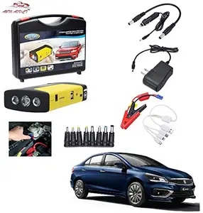 AUTOADDICT Auto Addict Car Jump Starter Kit Portable Multi-Function 50800MAH Car Jumper Booster,Mobile Phone,Laptop Charger with Hammer and seat Belt Cutter for Maruti Suzuki Ciaz Facelift