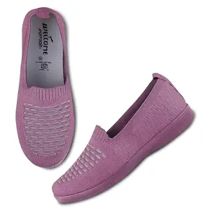 URJO KNIT-28 Women's Lightweight Walking Shoes Super Flexible Comfortable Casual Running for Everyday Wear Shoe for Women by Welcome URJO-W-KNIT-28-MOUVE_4