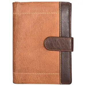 Leatherman Fashion LMN Genuine Leather Unisex Brown Wallet 9772