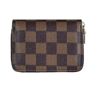 Kesariya Fashion Soft Leather Card Holder | Zipper Wallet for Man & Woman with 11 Slot (Brown)