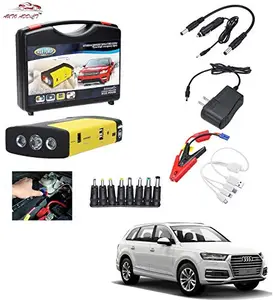 AUTOADDICT Auto Addict Car Jump Starter Kit Portable Multi-Function 50800MAH Car Jumper Booster,Mobile Phone,Laptop Charger with Hammer and seat Belt Cutter for Q7