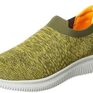 ABROS Mens Origin ASSG0220 Sports Shoes Olive/Yellow_8UK
