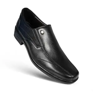 Liberty Formal Without Laces Shoes for Men's | Comfortable Walking || Classic Design || (Available Size in 6 to 12 UK, Black/Brown)