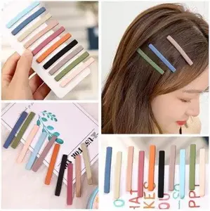 SUNRING 10PCS Matte Pins Snap Plastic Hairclip Hair Barrettes Cute Large Hair Pins Hair Styling Accessories for Women Girls (Pack of 20, Multicolor)