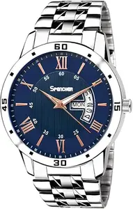 Stylish and ElegentMens Wrist Watch Silver_55