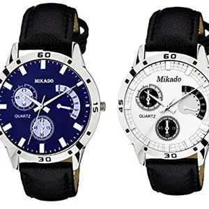 Mikado Multicolor High Quality Analog Watches Combo for Men's and Boy's