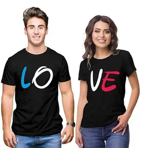 Looky Wooky Cute Matching Anniversary Shirts for Couples | Couple Tee for Him | Cute Personalised Gifts for Girlfriend and Boyfriend Men S Women M