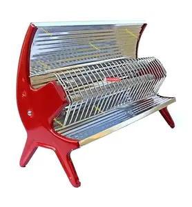 FOXZENAR Electric space Heater For Room, Stainless Steel Heat Reflector, 2000 Wtt - Red x 01 (FZ - Pvc Fan Heater)