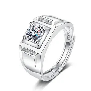 MYKI Esoteric Ravishing Zircon Adjustable Ring For Mens